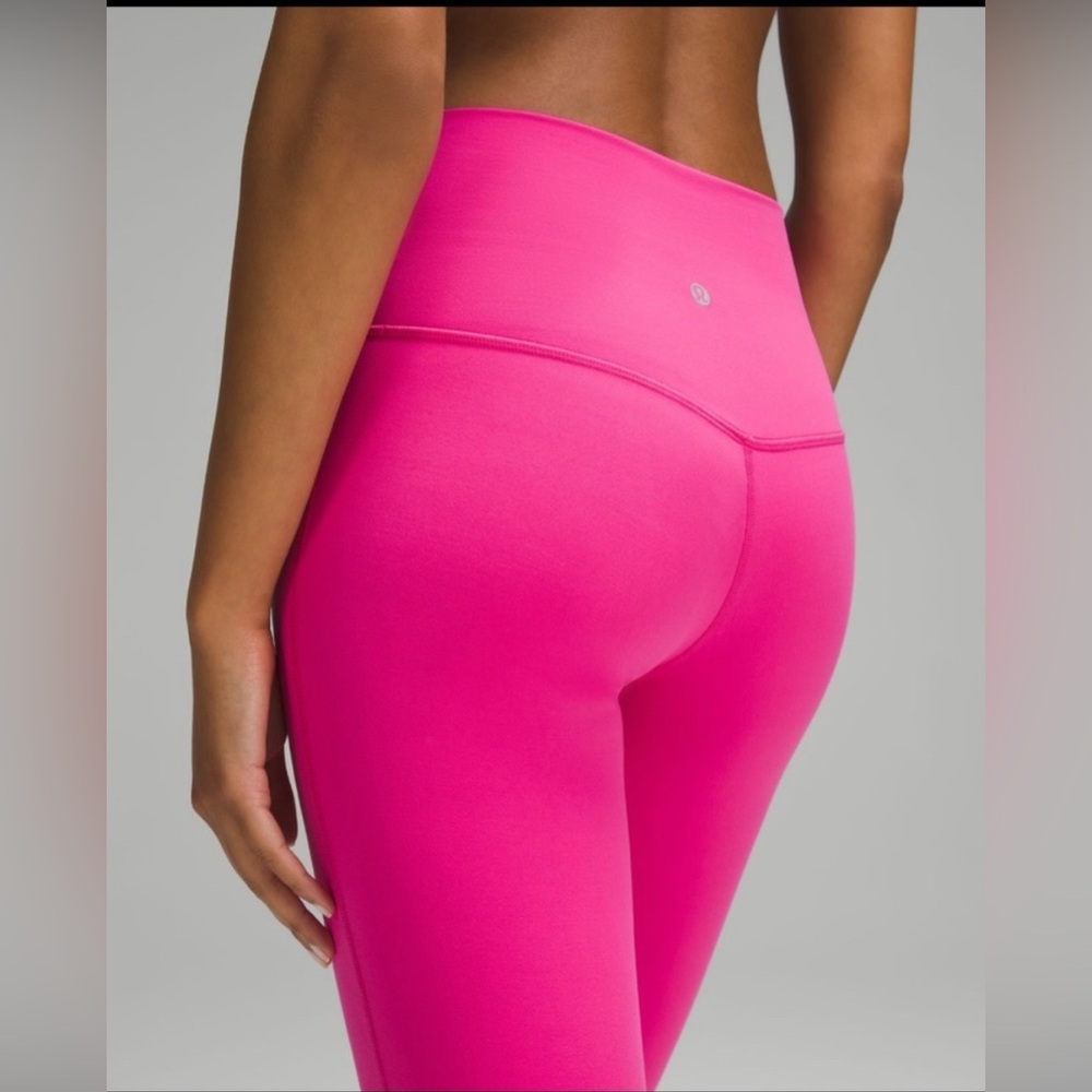 Lululemon Align High Rise Pant 25 Inch Sonic Pink Size 6 - Picture 4 of 15